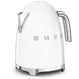 Smeg KLF03WHEU Kettle, 1.7 L, 2400 W, White angle 2