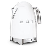 Smeg KLF04WHEU Variable Temperature Kettle, 1.7 L, White angle 2