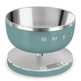 Smeg KSC01EGMWW Collezione Digital Kitchen Scale, Emerald Green Matte angle 3