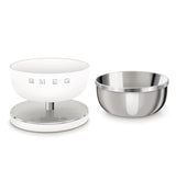 Smeg KSC01WHMWW Digital Kitchen Scale, Matt White angle 2