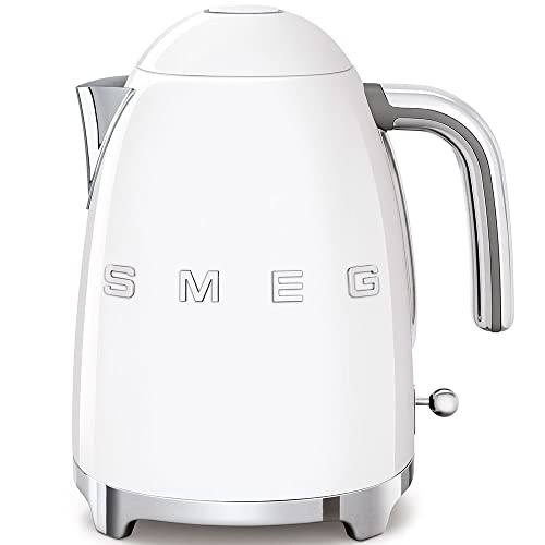 Smeg KLF03WHUK 50's Retro Style Kettle, 1.7 L, White
