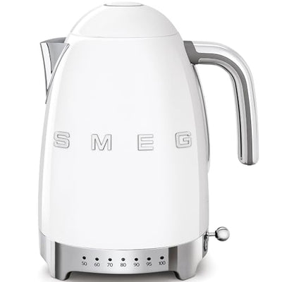 Smeg KLF04WHEU Variable Temperature Kettle, 1.7 L, White