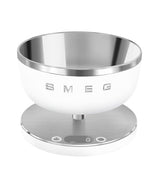 Smeg KSC01WHMWW Digital Kitchen Scale, Matt White angle 1