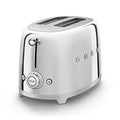 Smeg TSF01SSUK 50's Retro Style 2-Slice Toaster, Polished Chrome